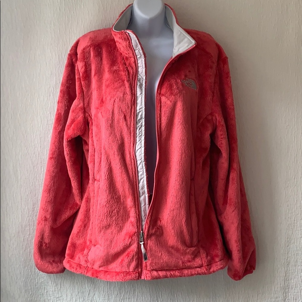 The North Face Coral Osito Plush Fleece Full Zip Jacket - Picture 4 of 10